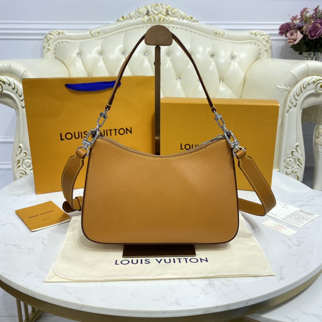 Louis Vuitton MARELLE Tote Handbag Epi Leather M80794 Honey Gold